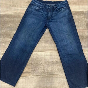 Joe's Jeans Rebel Men's Wide-Leg Dark Blue Denim Jeans Size 34